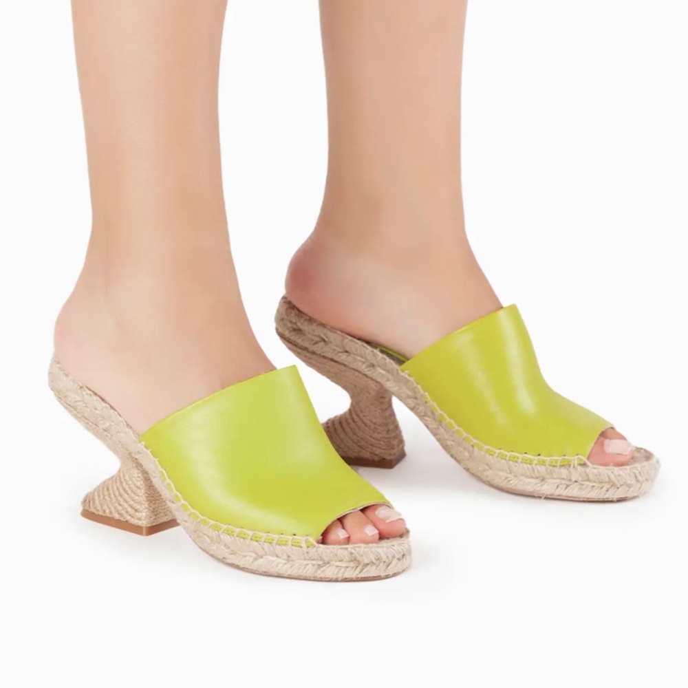 PALOMA BARCELO Leonor Slide Sandal in Mint Size 39 - Picture 3 of 11